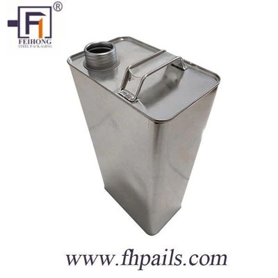 VN-categorie 2 Gallon Blokplaat Oblong Can Voor Chemische Motor Olie
