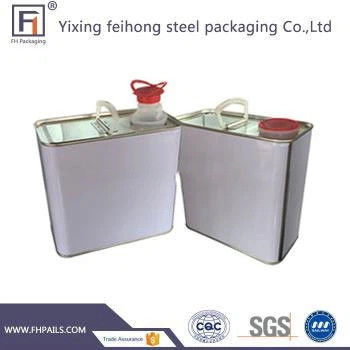 2 Gallon F-Style Vierkant Langwerpige Can Motorolie Kan Blokplaat