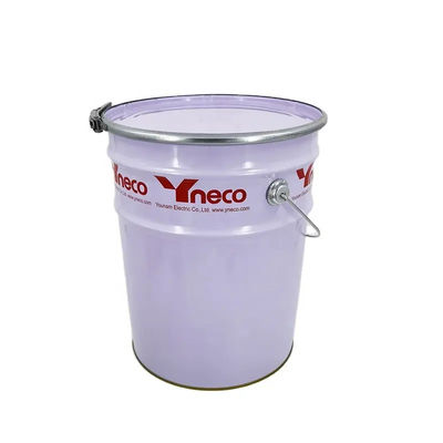 Staal 5 gallon witte verf emmer met hefboom slot deksels