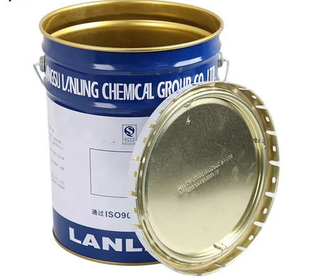VN-goedgekeurde metalen emmers met een fenolische bekleding van goud voor het opslaan van inkt