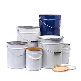 1 Gallon tot 6 Gallon Food Safe Open Hoofd Staal Emmer Met Voedselkwaliteit Binnenkleding