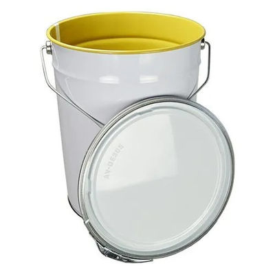 Metalen en tinplatenconic emmers van 5 tot 25 liter