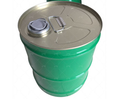 Metalen emmer met een strakke kop van 5 liter voor verdunningsmiddelen en smeeroliën