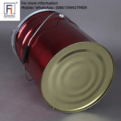 5 gallon open kop stalen emmer met epoxy fenol bekleding