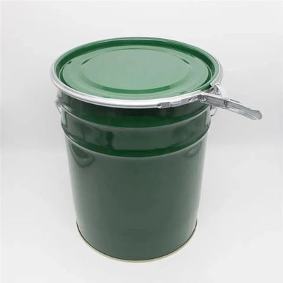 UN-categorie 5 gallon stalen verf emmer met hefboom slot ring deksels