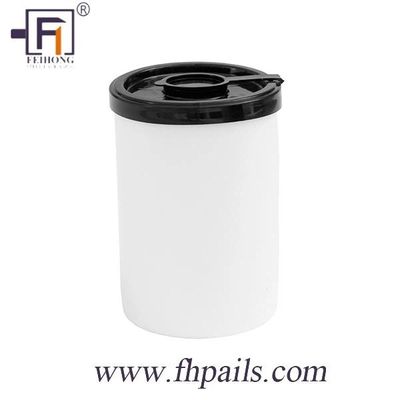 Professionele plastic print ronde container voor nat papier servet