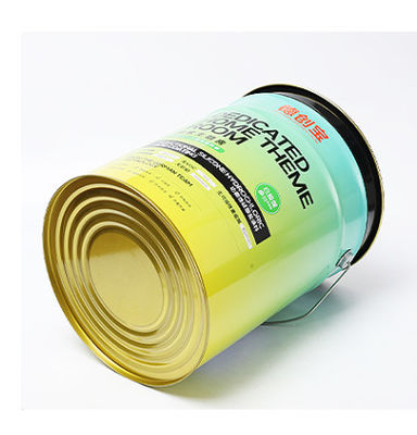 Staal 5 gallon verf emmer met inwendige coatings voor de opslag van latex verf