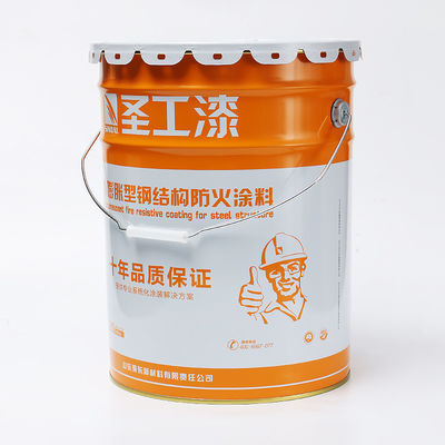 Staal metalen emmers van 5 gallon voor de opslag van chemische brandvertragende coatings