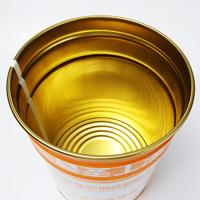 Staal metalen emmers van 5 gallon voor de opslag van chemische brandvertragende coatings