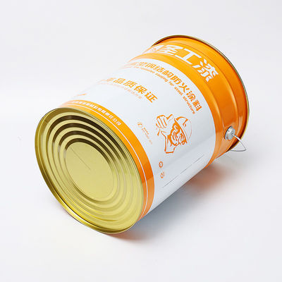 Staal metalen emmers van 5 gallon voor de opslag van chemische brandvertragende coatings