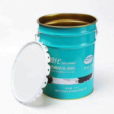 Aanpasbaar printerontwerp Metalen verf emmer 20 liter Food Grade Handle inbegrepen