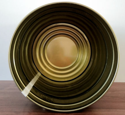0.32-0.42mm 20L open kop stalen emmer met gouden roest remmer coatings