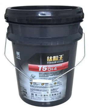 20 liter plastic emmercontainers voor motorolie met Rieke spout