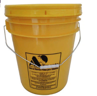 Gele plastic emmercontainers met VN-categorie 20L voor de opslag van lijm