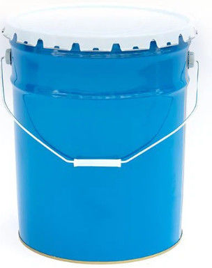 5 gallon staal vaste oplosmiddel emmer met krullende rand deksel