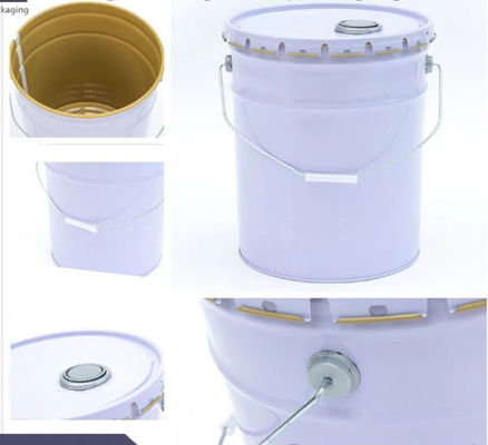 Staal 5 Gallon Metalen Verf Bucket Roestvast Met Spouted Lug Cover