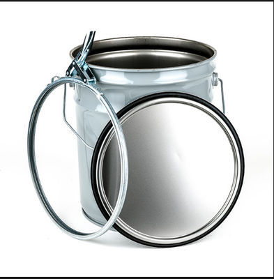 19L 5 Gallon metalen vet emmer met VN goedgekeurde hefboom slot ring deksel