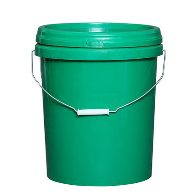 5 liter plastic emmercontainers met traantjes deksel voor vloeibare vaste opslag