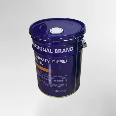 20L metalen verf emmer spout kegelvormige tinplate emmer met deksel