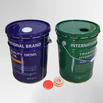 20L metalen verf emmer spout kegelvormige tinplate emmer met deksel