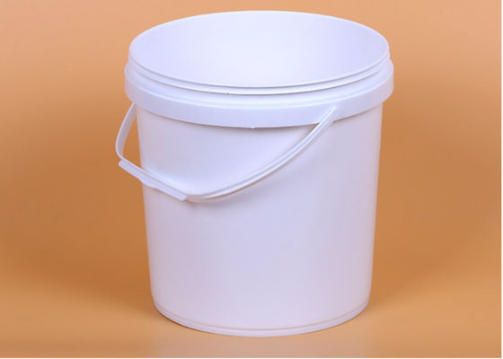 1.5 Gallon natuurlijke plastic emmers met open kop