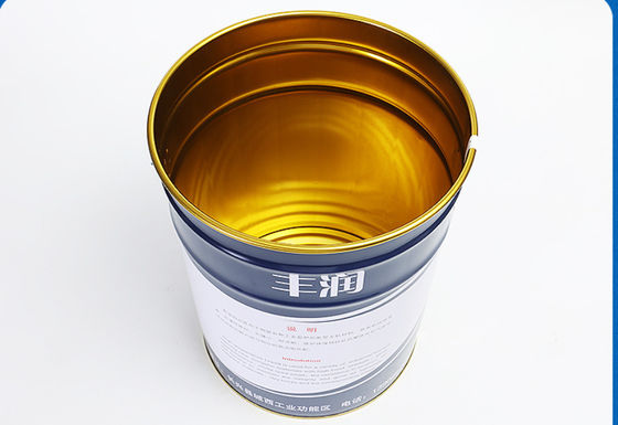 Goud fenolische beklede metalen 5 gallon verf emmer met VN goedkeuring