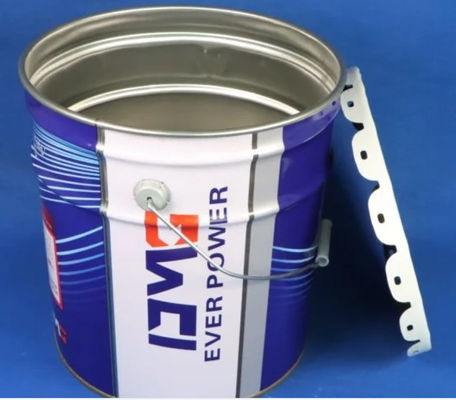 Anti-corrosie 20l metalen verf emmer met duurzaam handvat en deksel