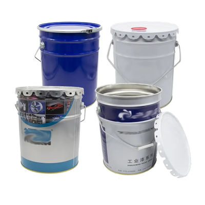 Poederproducten 5 Gallon Steel Bucket Lever Lock Ring Lid And Handle