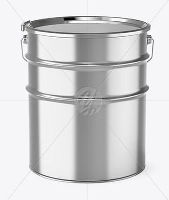 Herbruikbare 16l metalen verf emmer Metalen met hefboom slot ring deksel