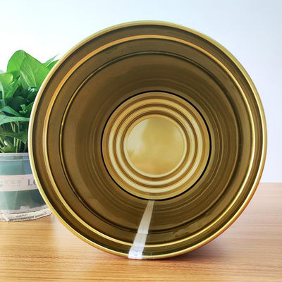 Goud bekleed met open kop stalen emmer Perfecte container voor het vervoer van vloeistoffen