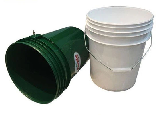 Voedselveilige UV-bestendige plastic emmercontainers met op maat gemaakte afdrukken en op slot