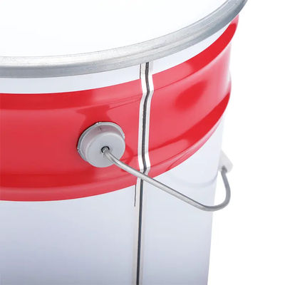 Op maat gemaakte ronde chemische emmers met rubberen bekleding