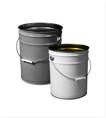 5 gallon UN Rated Duurzame oplosmiddel emmer met glad oppervlak voor stapelbaar drukken